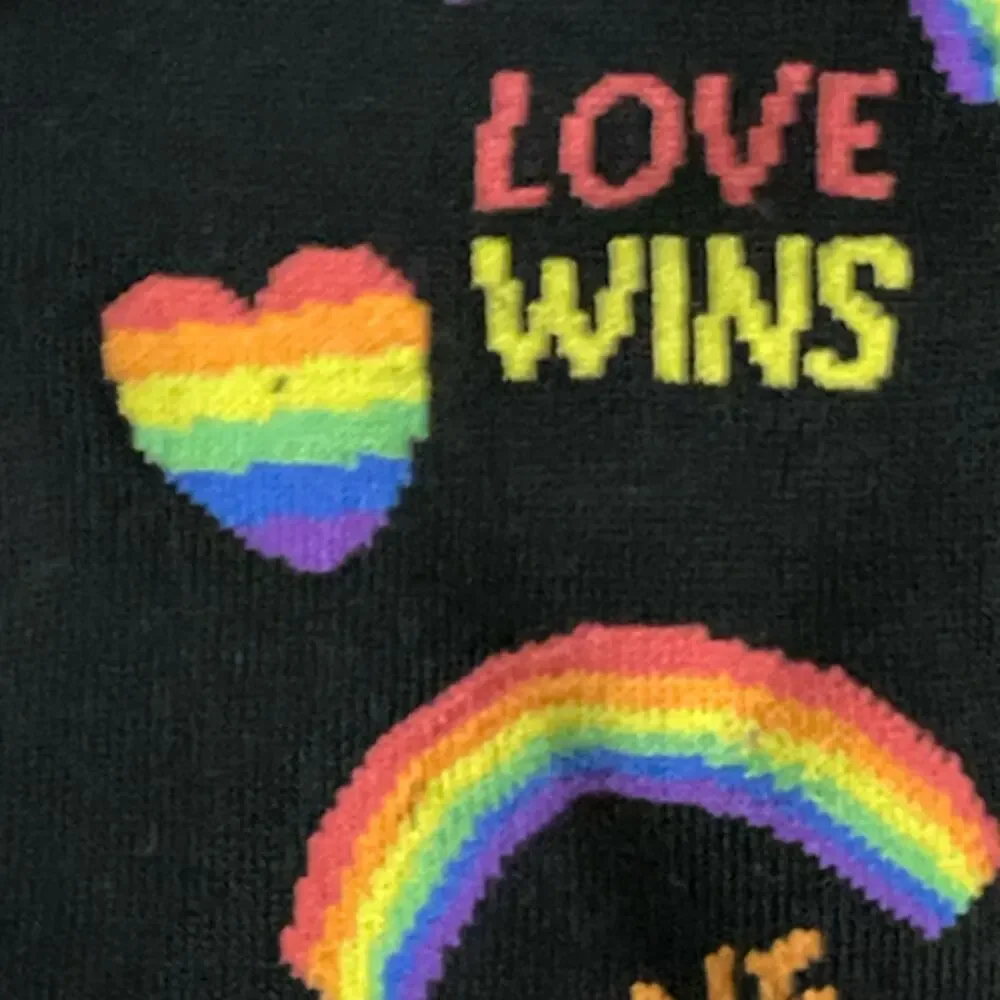 Unisex Pride “ LOVE WINS “ Crew Sock